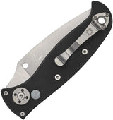 Spyderco Auto Autonomy Button Lock EDC Knife Automatic Opening For Quick One-Handed Access Satin Blade by Spyderco