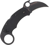 Spyderco Karahawk Lockback Hawkbill Knife with VG10 TiCN Coated Blade G10 Handle for Tactical EDC Enthusiasts by Spyderco