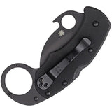 Spyderco Karahawk Lockback Hawkbill Knife - VG10 TiCN Coated Blade And G10 Ergonomic Handle For Tactical EDC by Spyderco