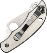 Spyderco ClipiTool Serrated Blade C176PS - Compact Non-Locking Slip-Joint EDC Knife With Dual Serrated Blades by Spyderco