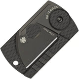 Spyderco Dog Tag Non Locking Folder Knife - Compact EDC With CPM S30V Sheepfoot Blade And Carbon Fiber G10 Handle by Spyderco