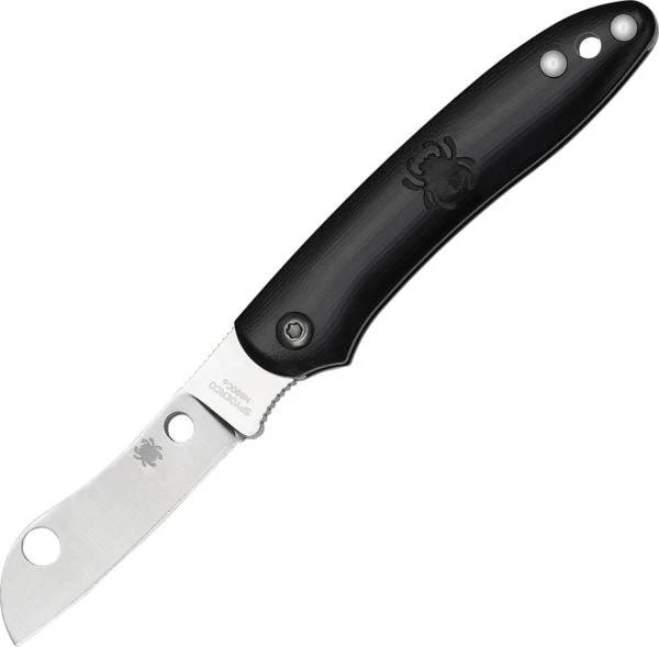 Spyderco Roadie Knife For EDC Enthusiasts With 2 Inch N690Co Blade Notched Slip Joint by Spyderco