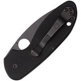 Spyderco Efficient Linerlock Knife - 3 Inch Blade, Black G10 Handle, 8Cr13MoV For Everyday Carry by Spyderco