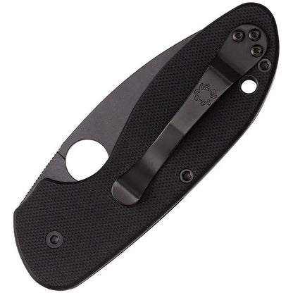 Spyderco Efficient Linerlock Knife - 3 Inch Blade, Black G10 Handle, 8Cr13MoV For Everyday Carry by Spyderco