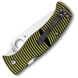 Spyderco Caribbean Compression Lock Knife - LC200N Leaf Blade G10 Handle For Everyday Carry by Spyderco