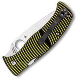 Spyderco Caribbean Compression Lock Knife - Premium LC200N Blade, Corrosion-Resistant EDC Performance With G10 Handle by Spyderco