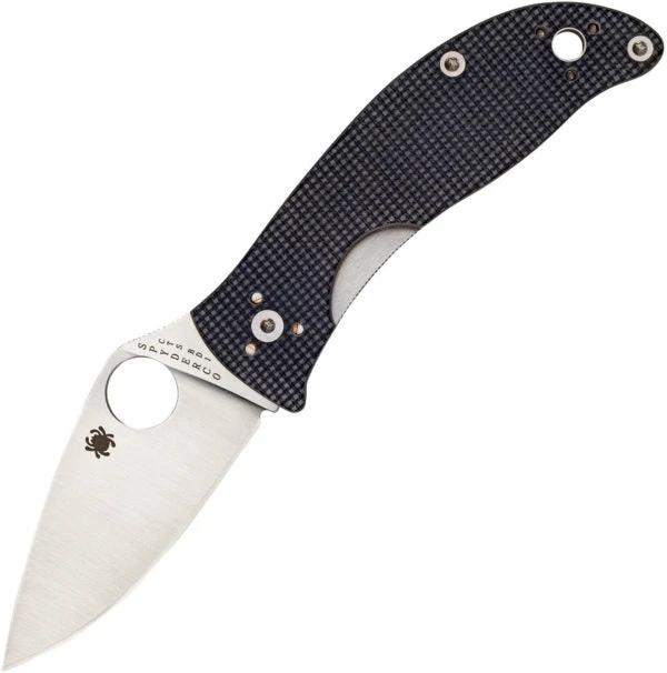 Spyderco Alcyone Linerlock Folding Knife CTS BD1 Blade Gray G10 Handle EDC Enthusiasts by Spyderco