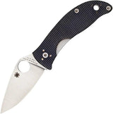 Spyderco Alcyone Linerlock Folding Knife CTS BD1 Blade Gray G10 Handle EDC Enthusiasts by Spyderco