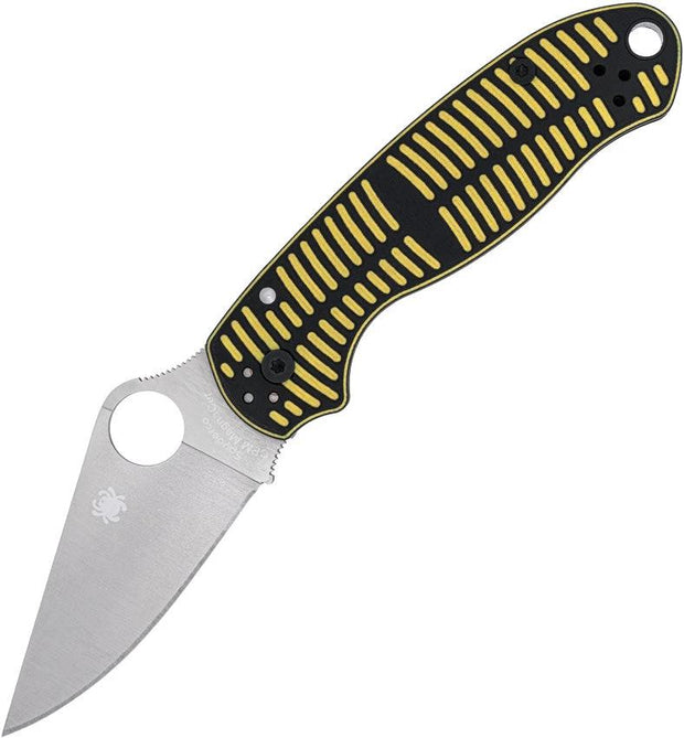 Spyderco Para 3 Salt MagnaCut Yellow Black G10 EDC Knife For Outdoor Adventurers by Spyderco