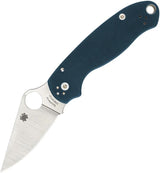 Spyderco Para 3 Compression Lock Blue G10 EDC Knife by Spyderco