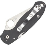 Spyderco Para 3 Compression Lock Gray G10 Knife - 3-Inch Maxamet Blade For EDC Enthusiasts by Spyderco