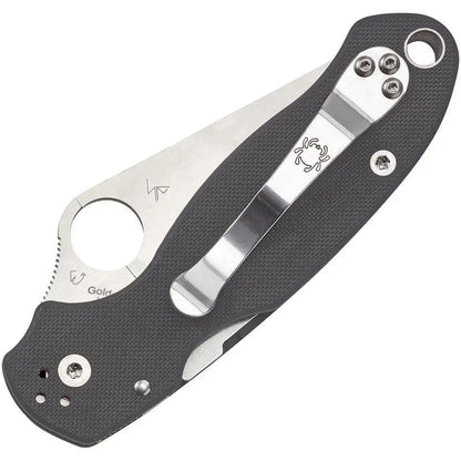 Spyderco Para 3 Compression Lock Gray G10 Knife - 3-Inch Maxamet Blade For EDC Enthusiasts by Spyderco