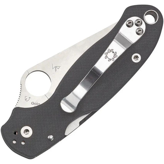 Spyderco Para 3 Compression Lock Gray G10 Knife - 3-Inch Maxamet Blade For EDC Enthusiasts by Spyderco