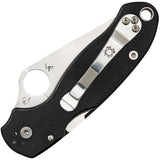 Spyderco Para 3 Plain Edge Knife - Compact EDC With S45VN Blade And G10 Handle For Everyday Carry by Spyderco