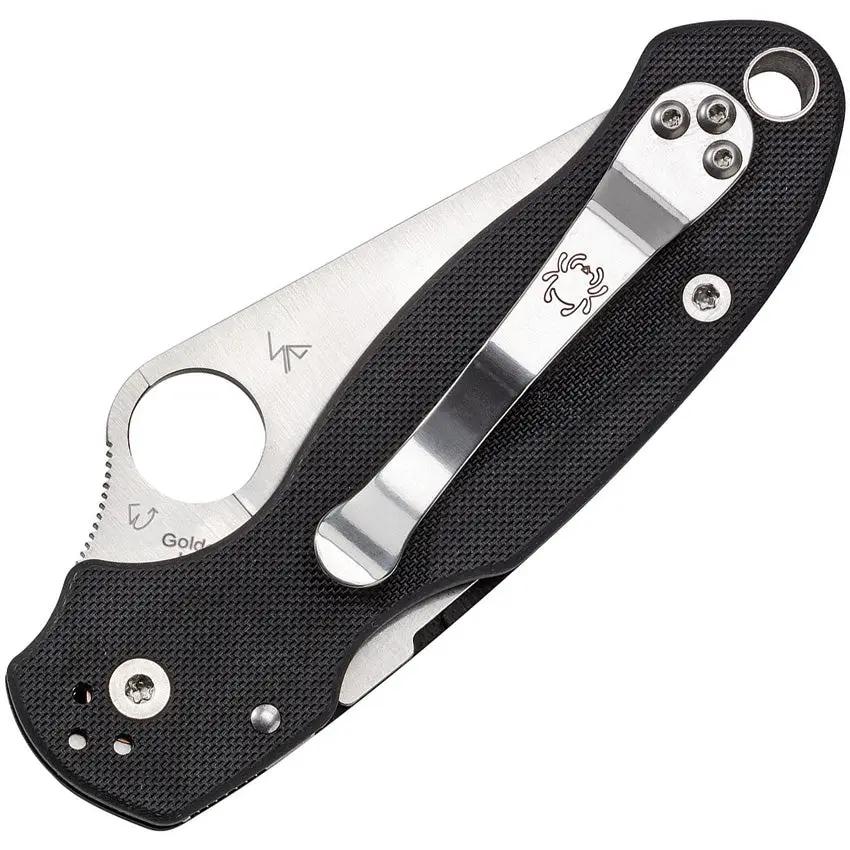 Spyderco Para 3 Satin Blade EDC Knife - Compact 3-Inch Blade With G10 Handle And S45VN Steel by Spyderco