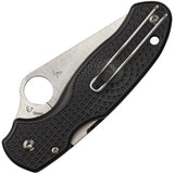Spyderco Para 3 Compression Lock Folding Knife - 3 Inch Satin CTS BD1 Blade For Everyday Carry And One-Handed Use by Spyderco