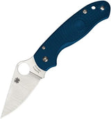 Spyderco Para 3 Compression Lock Knife with CPM SPY27 Blade and Blue FRN Handle for EDC Enthusiasts by Spyderco