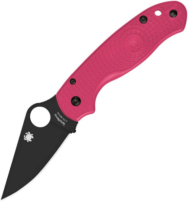 Spyderco Para 3 Compression Lock Pink Handle Knife For Breast Cancer Awareness Supporters by Spyderco