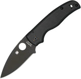 Spyderco Shaman Compression Lock Folding Knife With CPM S30V Blade Black G10 Handle For EDC Enthusiasts by Spyderco
