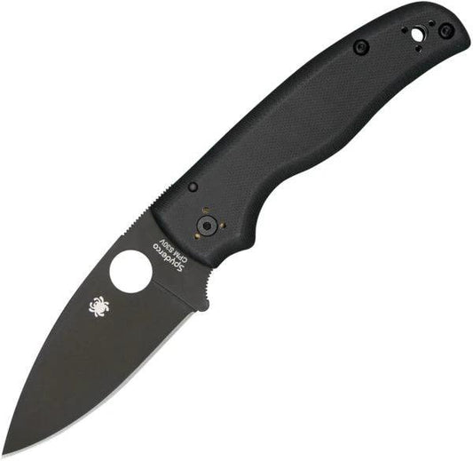 Spyderco Shaman Compression Lock Folding Knife With CPM S30V Blade Black G10 Handle For EDC Enthusiasts by Spyderco