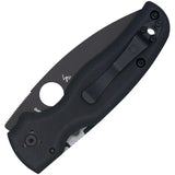 Spyderco Shaman Knife - Compression Lock DLC Serrated CPM S30V 4.75in Closed Black G10 for EDC by Spyderco