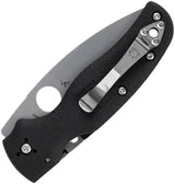 Spyderco Shaman Lightweight Compression Lock Knife - Slim FRN Handle With 3.5 Inch CTS BD1 Serrated Blade by Spyderco