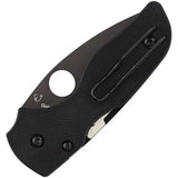 Spyderco Lil Native Compression Lock EDC Knife - DLC Coated S30V Blade For Everyday Carry by Spyderco