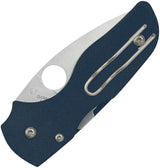 Spyderco Lil' Native Compression Knife - Cobalt Blue FRN Handle And CPM SPY27 Blade For Premium EDC by Spyderco