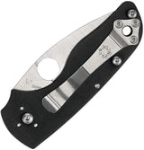 Spyderco Lil Native Slipit Black G10 Non Locking Knife - Compact EDC With 2.5 Inch Satin CPM S30V Blade by Spyderco