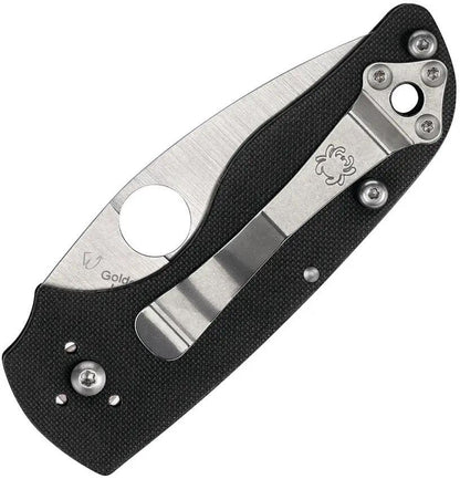 Spyderco Lil Native Slipit Black G10 Non Locking Knife - Compact EDC With 2.5 Inch Satin CPM S30V Blade by Spyderco