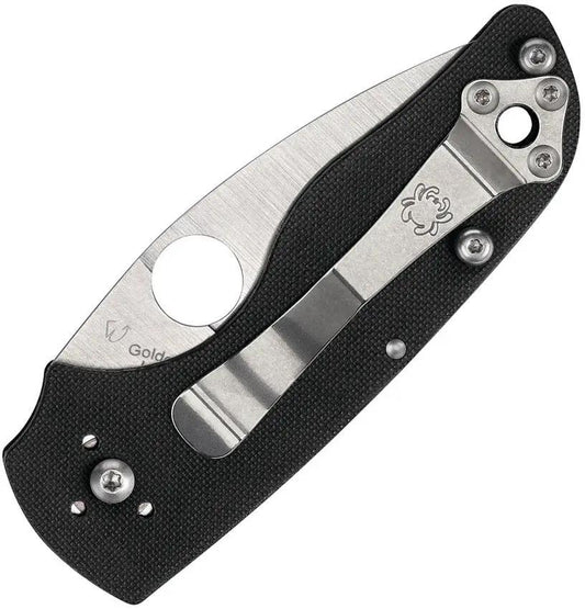 Spyderco Lil Native Slipit Black G10 Non Locking Knife - Compact EDC With 2.5 Inch Satin CPM S30V Blade by Spyderco