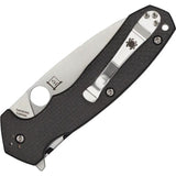 Spyderco Amalgam Compression Lock Knife - Premium S30V Blade With Carbon Fiber G10 Laminate by Spyderco