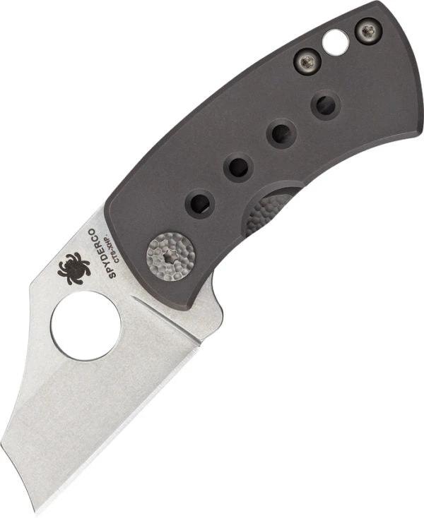 Spyderco McBee Framelock Knife C236TIP Titanium Handle Wharncliffe Blade CTS XHP Two And A Quarter Inch Closed EDC by Spyderco