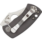 Spyderco McBee Framelock Knife - Titanium Handle, Wharncliffe Blade CTS XHP, Compact EDC by Spyderco