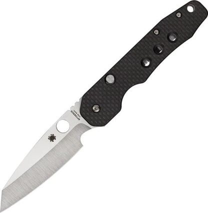 Spyderco Smock Compression Lock Knife With Premium S30V Blade And Carbon Fiber G10 Handle For EDC Enthusiasts by Spyderco