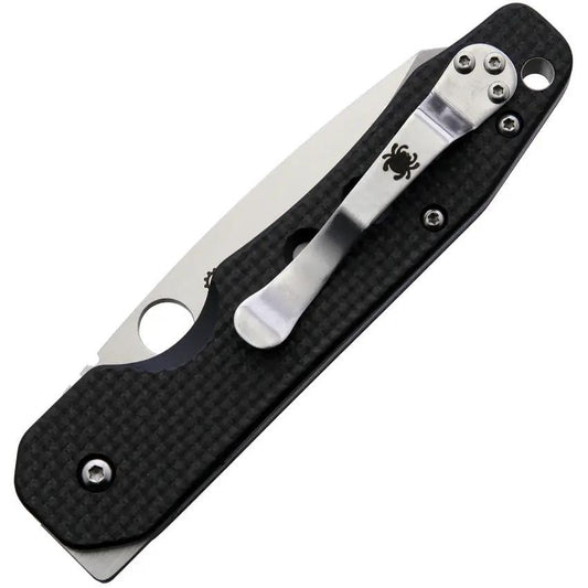 Spyderco Smock Compression Lock Knife - Premium S30V Blade And Carbon Fiber G10 Handle For EDC Enthusiasts by Spyderco