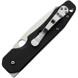 Spyderco Smock Compression Lock Knife - Premium S30V Blade And Carbon Fiber G10 Handle For EDC Enthusiasts by Spyderco