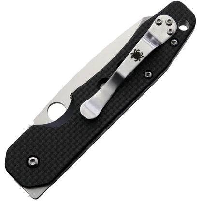 Spyderco Smock Compression Lock Knife - Premium S30V Blade And Carbon Fiber G10 Handle For EDC Enthusiasts by Spyderco