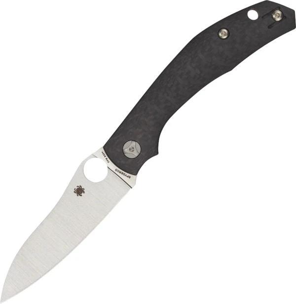 Spyderco Kapara Premium Compression Lock Knife For EDC Enthusiasts CPM S30V Blade Carbon Fiber Handle by Spyderco