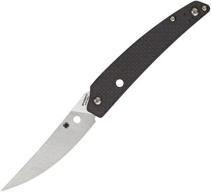 Spyderco Ikuchi Compression Lock EDC Knife CPM S30V Satin Blade Carbon Fiber G10 Handle For EDC Enthusiasts by Spyderco