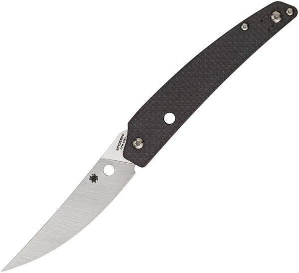 Spyderco Ikuchi Compression Lock EDC Knife CPM S30V Satin Blade Carbon Fiber G10 Handle For EDC Enthusiasts by Spyderco