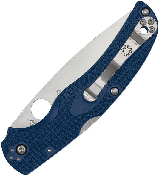 Spyderco Native Chief Lockback Knife S110V Blue FRN Handle - Durable EDC Knife With Premium Blade Steel by Spyderco