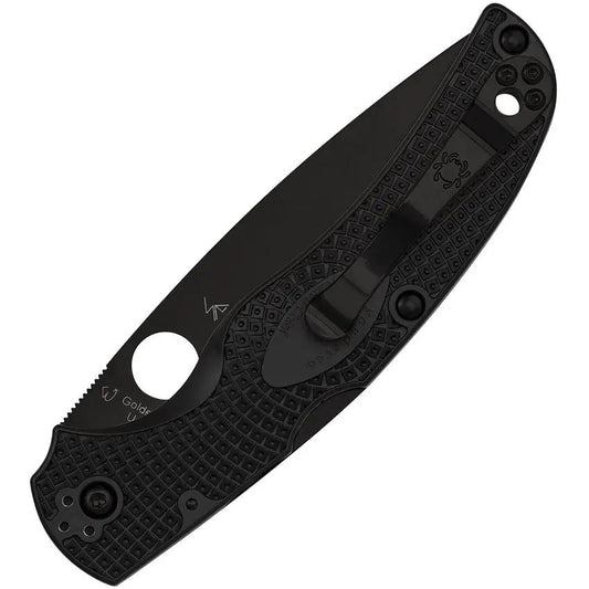 Spyderco Native Chief Lockback Serrated CTS-BD1 4-Inch DLC Coated Blade EDC Knife For Everyday Carry by Spyderco