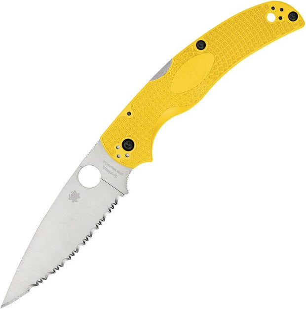 Spyderco Native Chief Lockback Salt Ylw C244SYL by Spyderco