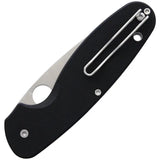 Spyderco Emphasis Linerlock Folding Knife - 3.63 Inch Satin Blade With Partial Serrations For Versatile EDC by Spyderco