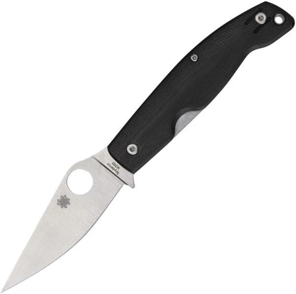 Spyderco Pattadese Linerlock EDC Knife With M390 Satin Blade G10 Handle Thumb Pull Clip by Spyderco