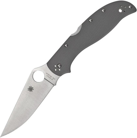 Spyderco Stretch 2 XL Lockback Gray C258GPGYCW by Spyderco