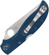 Spyderco Stretch 2 XL Lockback Knife - 4-Inch Satin CPM SPY27 Blade With Blue FRN Handle by Spyderco