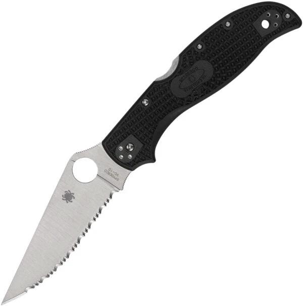 Spyderco Stretch 2 XL Lockback Serrated VG10 Blade For EDC Enthusiasts And Outdoor Use by Spyderco