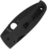 Spyderco Bodacious Compress Black DLC Serrated CPM S30V Knife - Premium EDC Blade by Spyderco